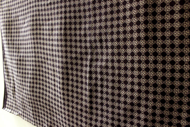 LINNETリネンプリント <br />
          ルールー・マルベリー×Flax